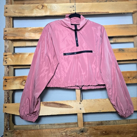 Love tree windbreaker Size:L Color:Pink - Picture 1 of 6